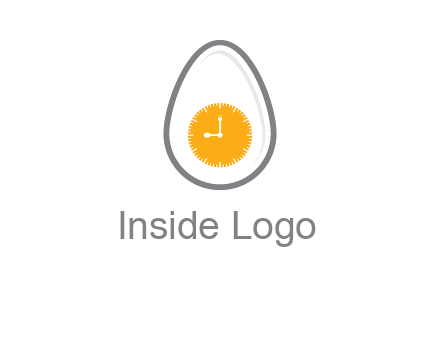 clock in the egg logo