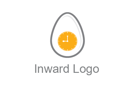 clock in the egg logo