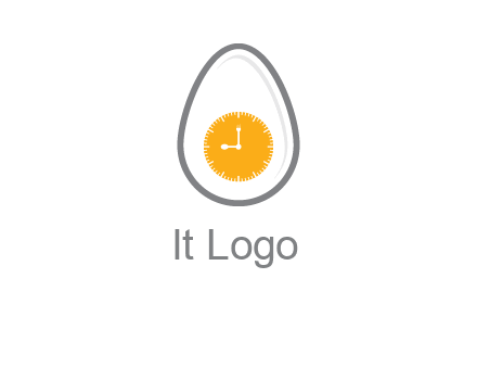 clock in the egg logo