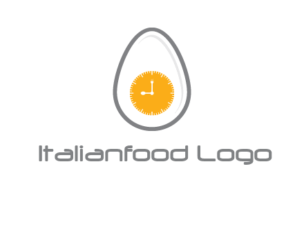 clock in the egg logo