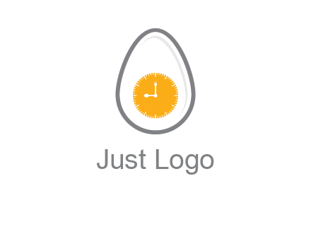 clock in the egg logo