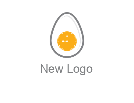 clock in the egg logo