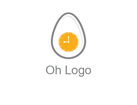 clock in the egg logo