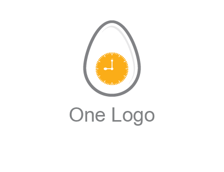 clock in the egg logo