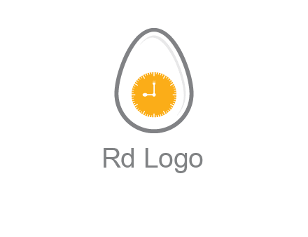 clock in the egg logo