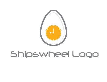 clock in the egg logo
