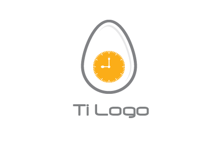 clock in the egg logo