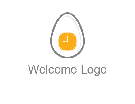 clock in the egg logo