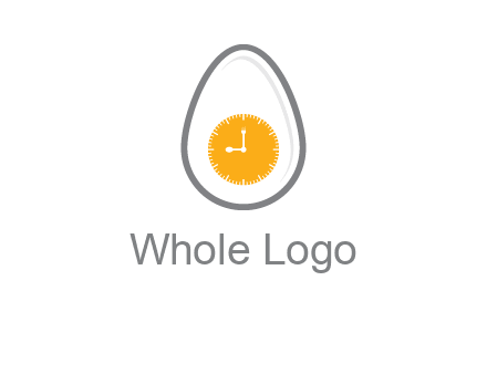 clock in the egg logo
