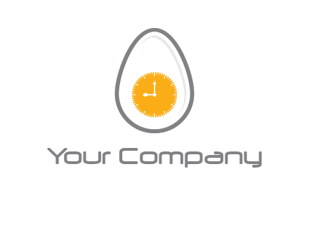 clock in the egg logo