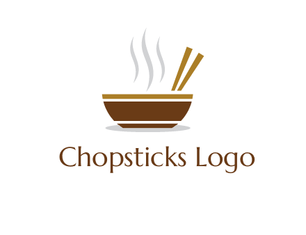 bowl and chopsticks logo