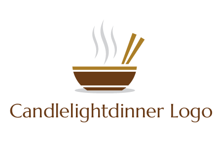bowl and chopsticks logo