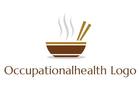 bowl and chopsticks logo