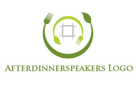 leaf and fork logo