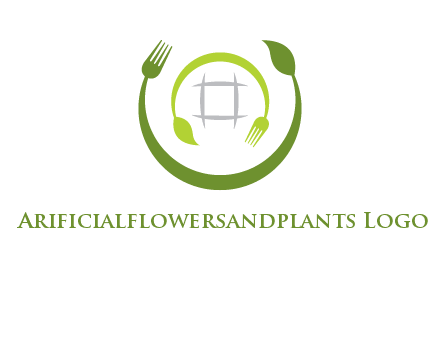 leaf and fork logo