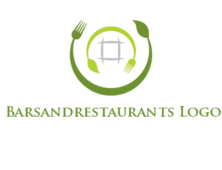 leaf and fork logo