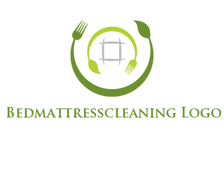 leaf and fork logo