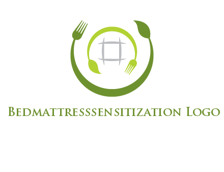 leaf and fork logo
