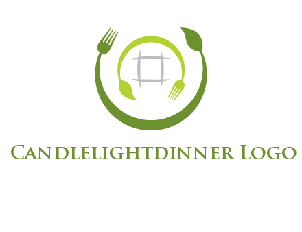 leaf and fork logo