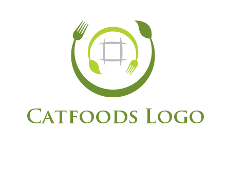 leaf and fork logo