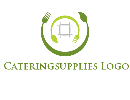 leaf and fork logo