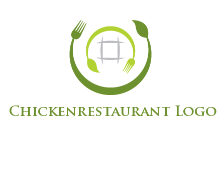 leaf and fork logo