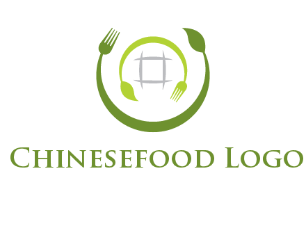 leaf and fork logo