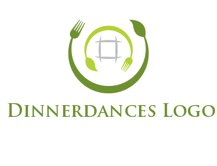 leaf and fork logo