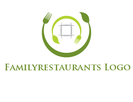leaf and fork logo