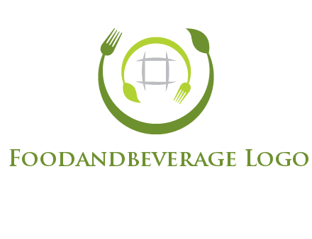 leaf and fork logo