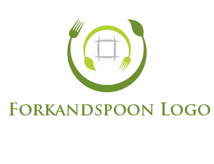 leaf and fork logo