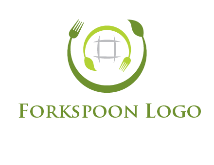 leaf and fork logo