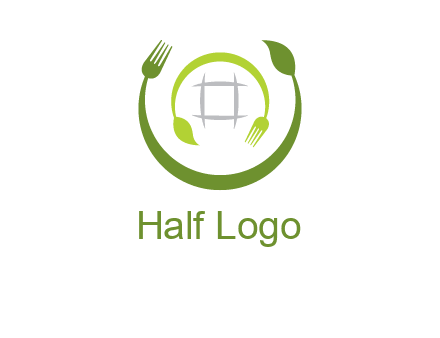 leaf and fork logo