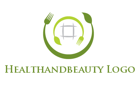 leaf and fork logo