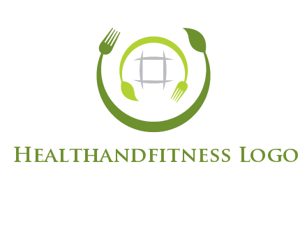 leaf and fork logo