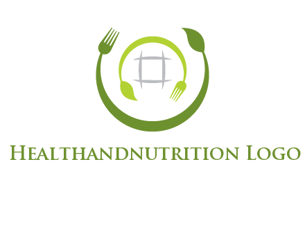 leaf and fork logo