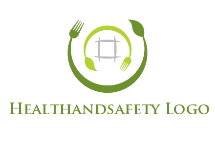 leaf and fork logo