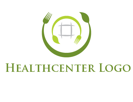 leaf and fork logo