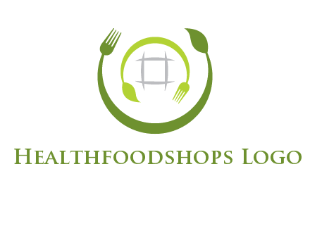 leaf and fork logo