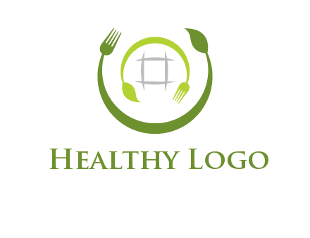 leaf and fork logo