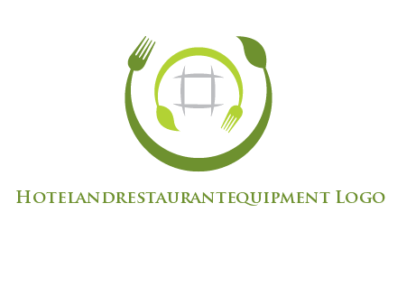 leaf and fork logo