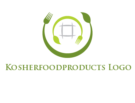 leaf and fork logo