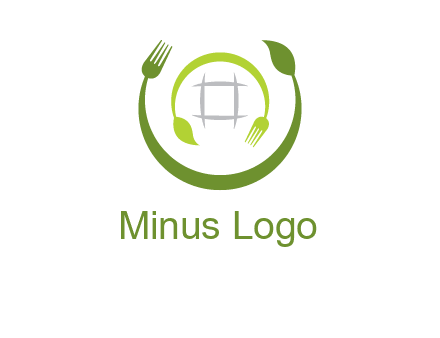 leaf and fork logo