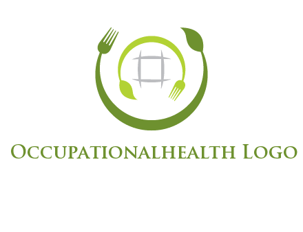 leaf and fork logo