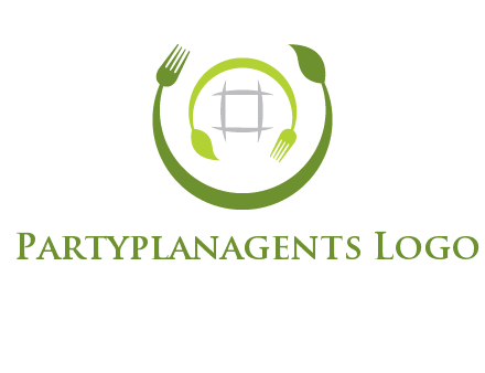 leaf and fork logo