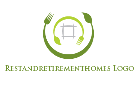 leaf and fork logo