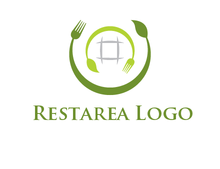 leaf and fork logo