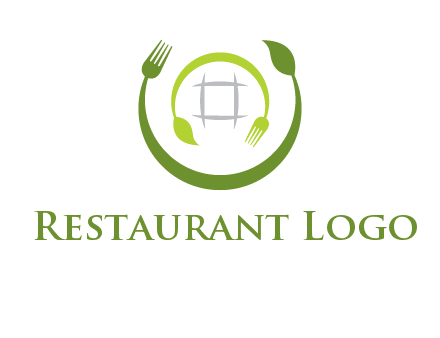 leaf and fork logo