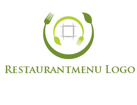 leaf and fork logo