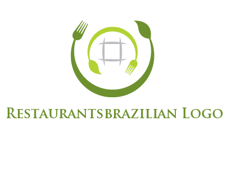 leaf and fork logo